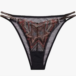 Savage Fenty Stars Sheer Bikini Panty NWT Sz 1X